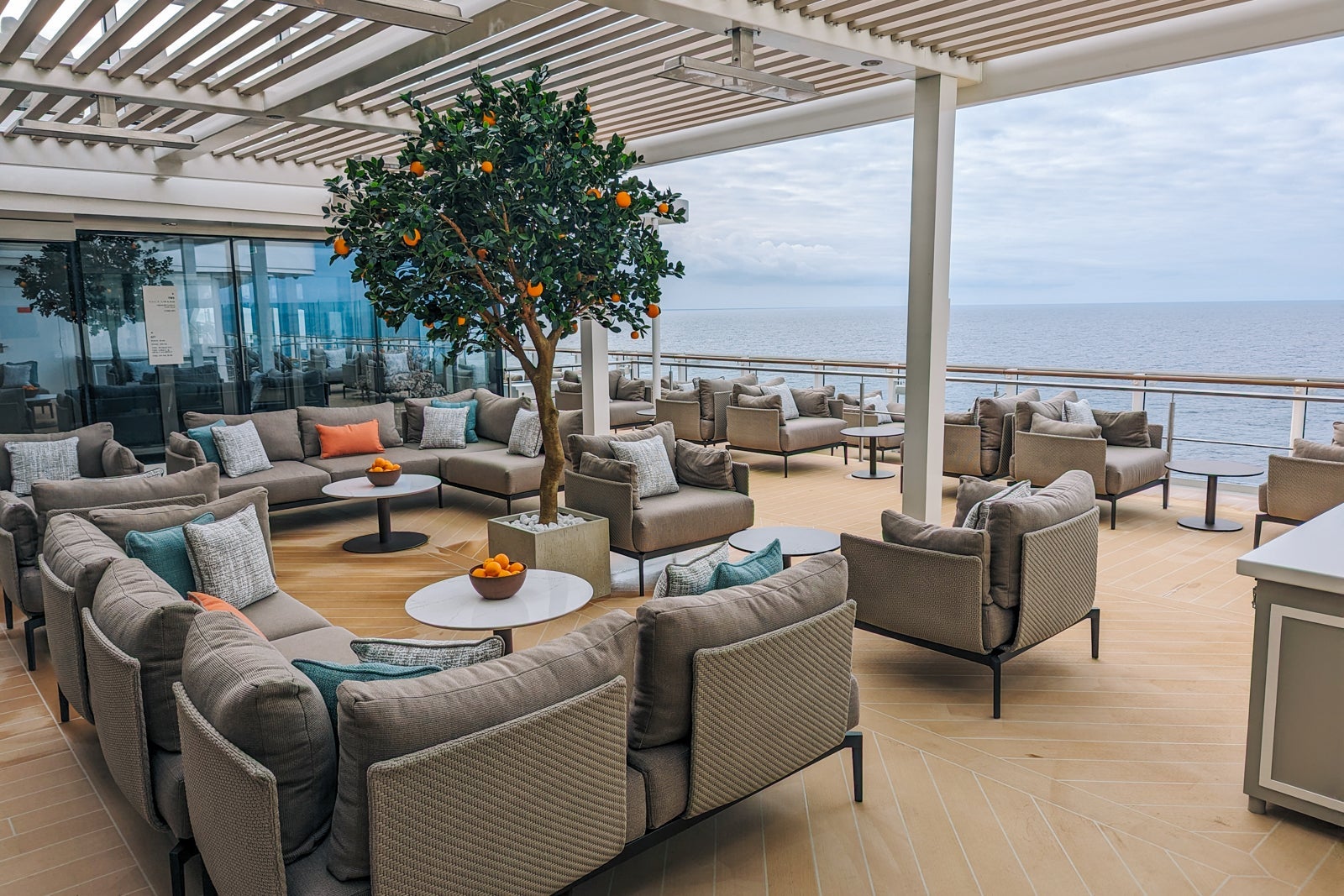 Silver Ray pool deck.