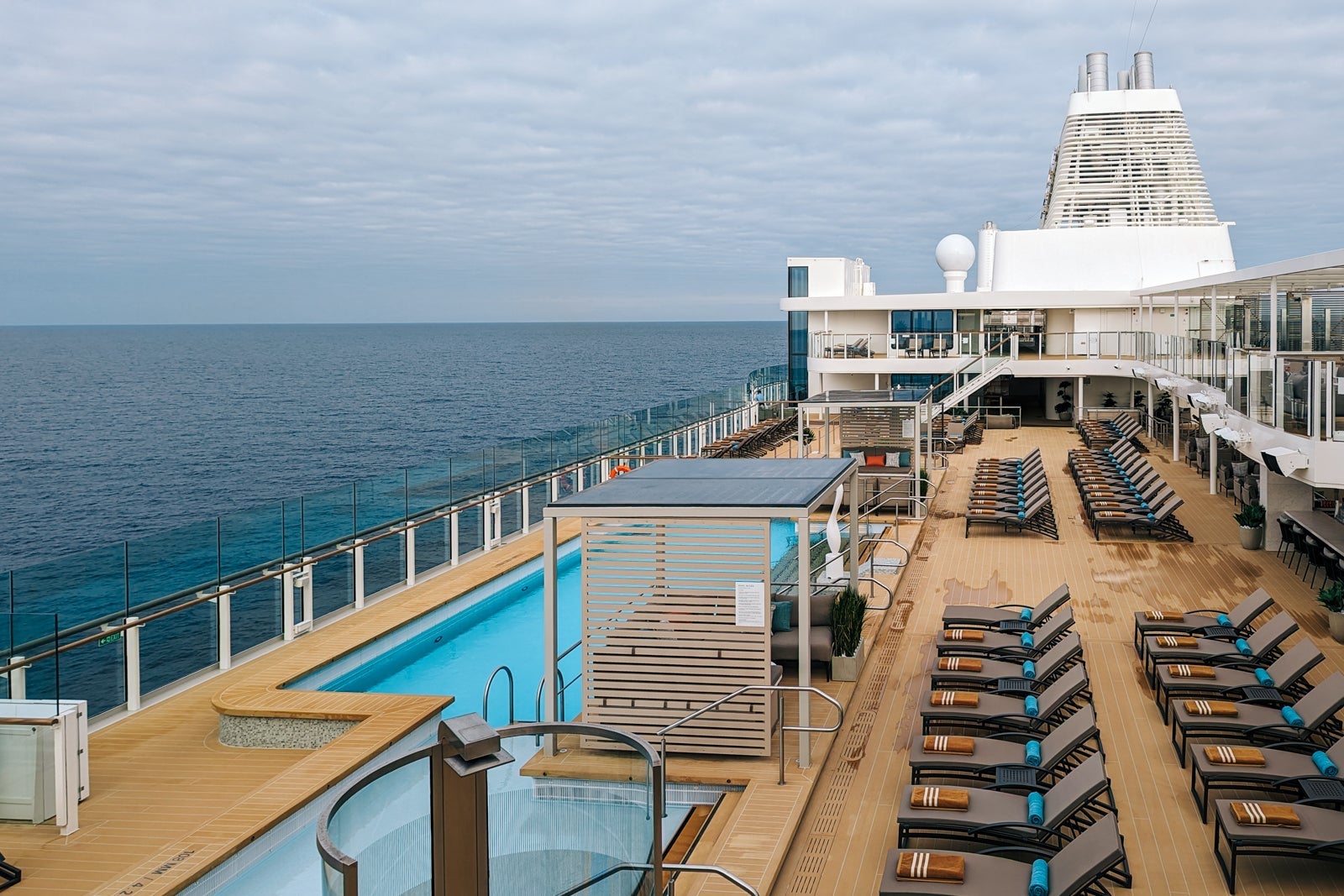 Silver Ray pool deck.