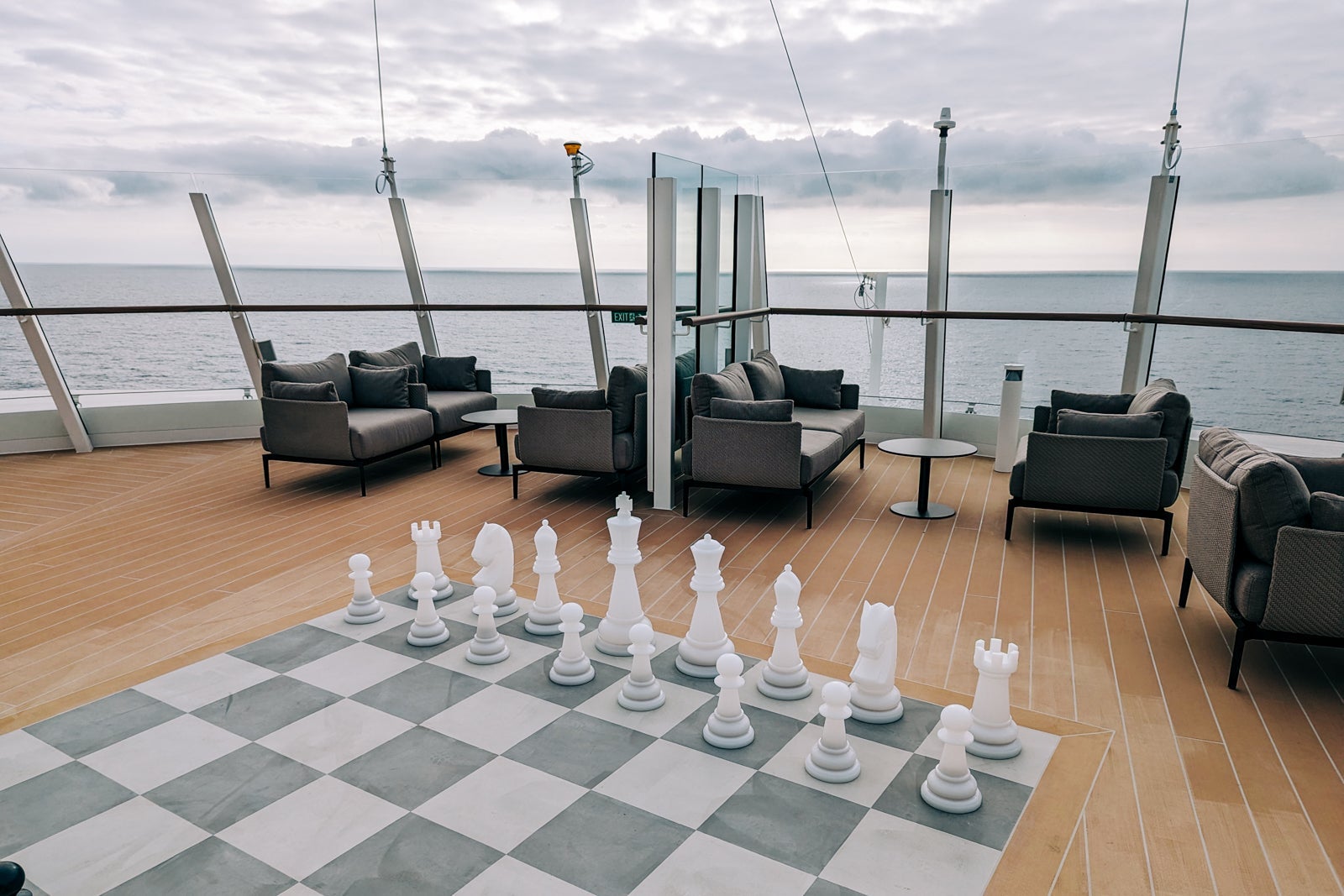 Silver Ray pool deck.