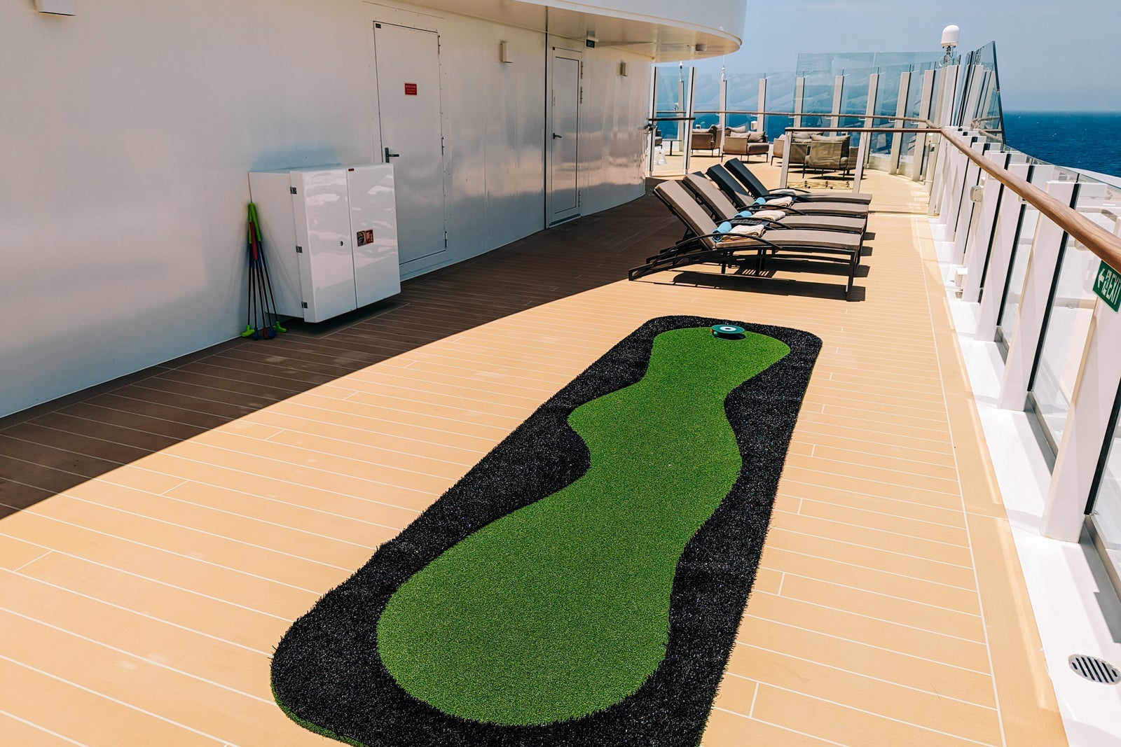 Silver Ray pool deck.