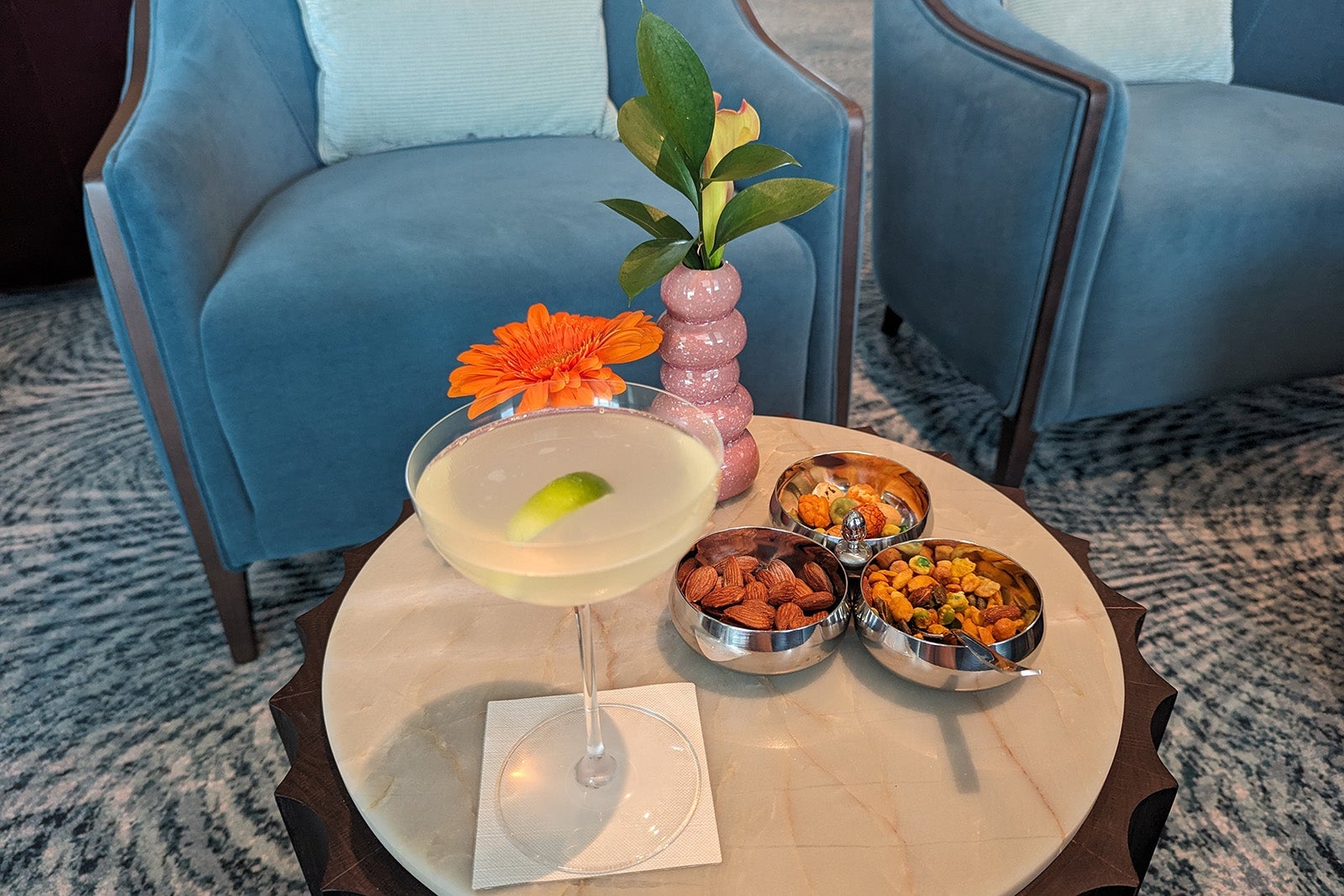 Drinks at La Dolce Vita.