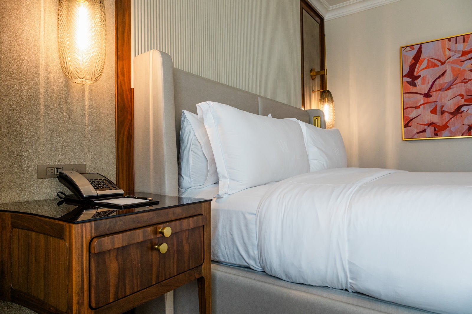 King bed in Waldorf Suite at Waldorf Astoria Orlando