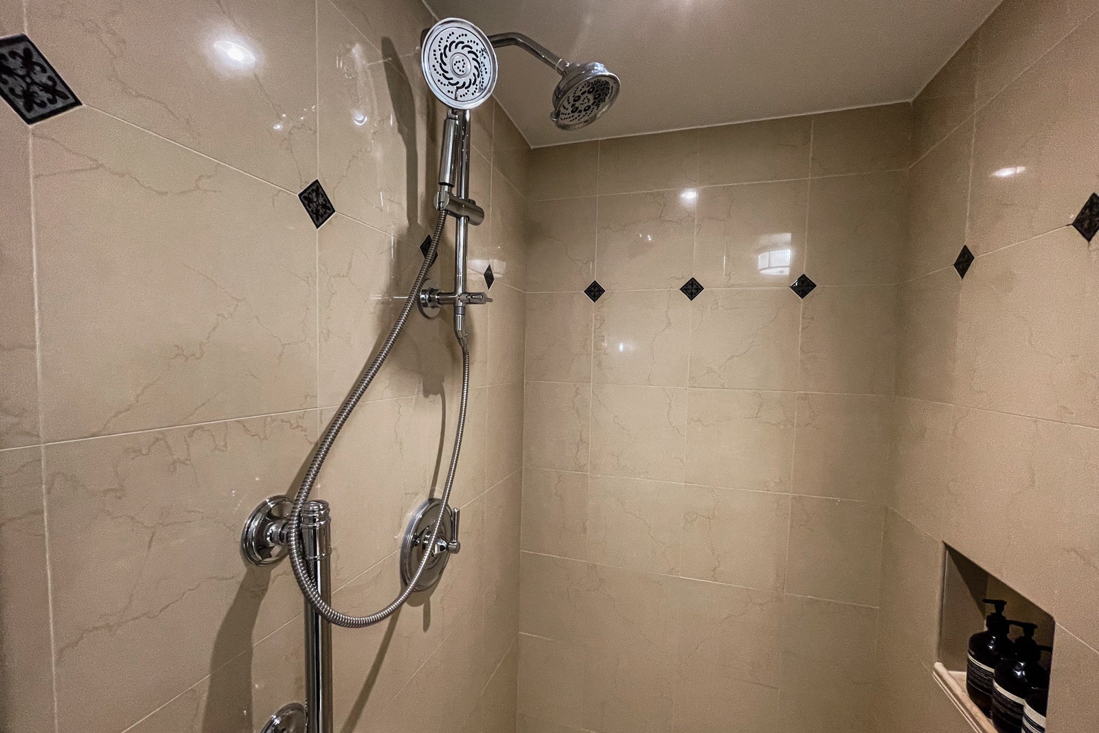 Shower in Waldorf Suite at Waldorf Astoria Orlando