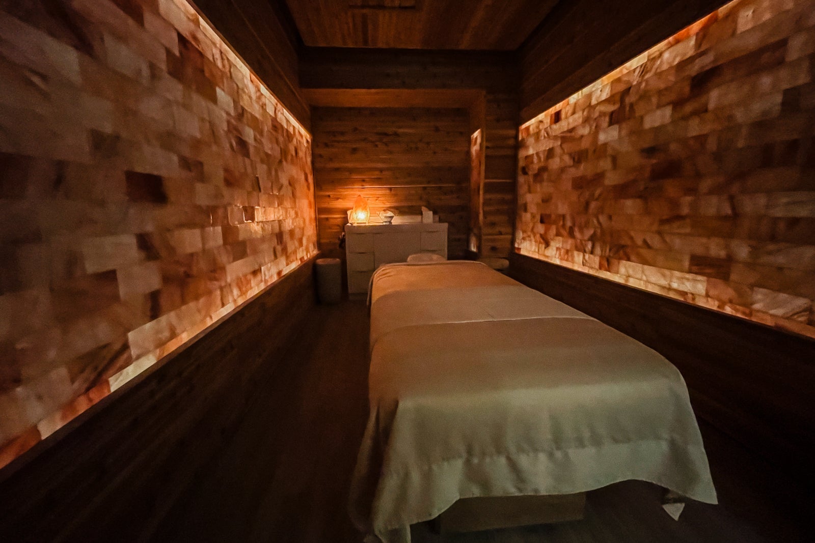 Salt room at Waldorf Astoria Orlando spa