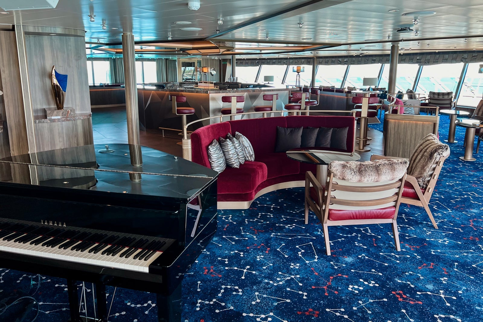 The Constellation Lounge on Seabourn Pursuit