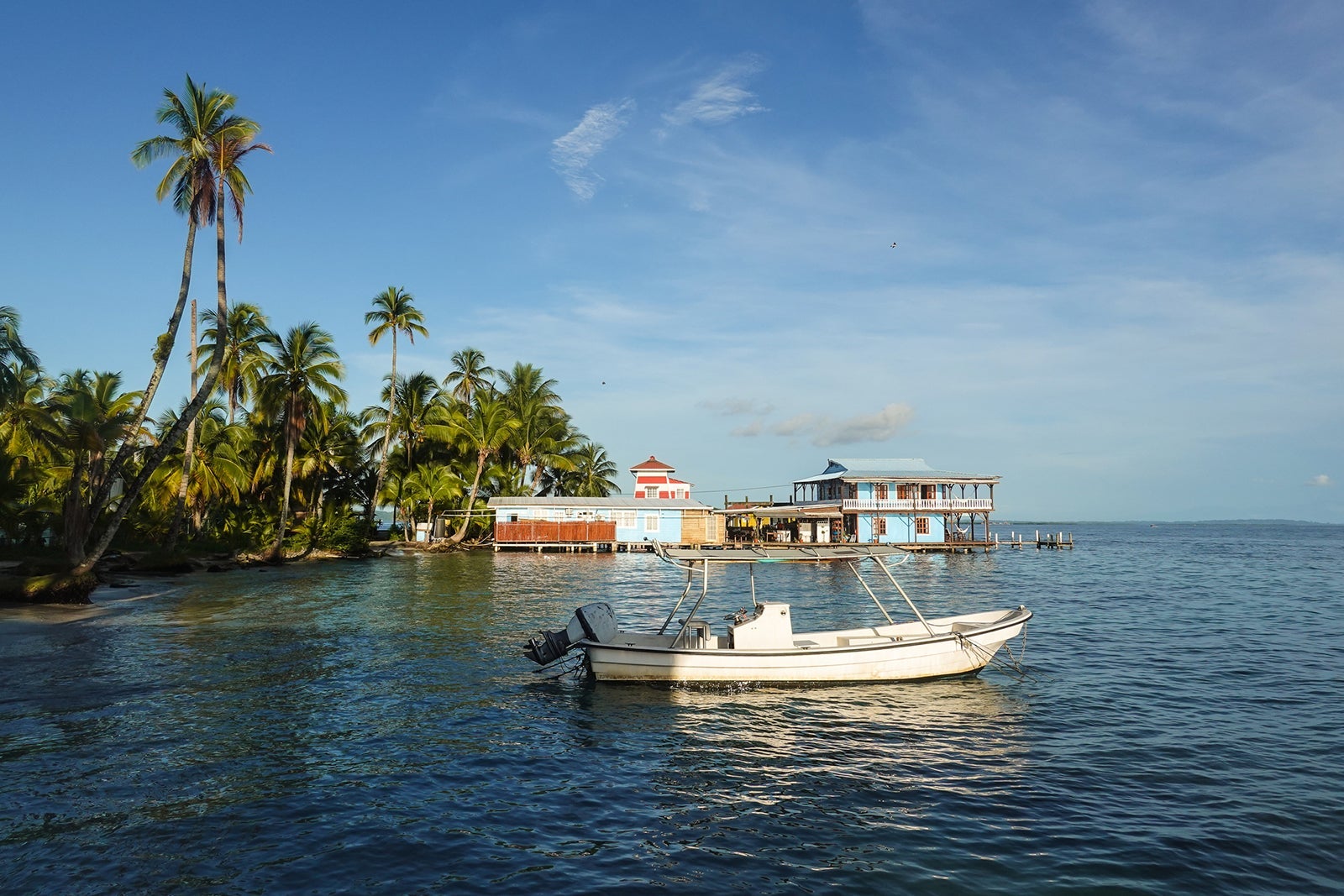 Bocas del Toro island in Panama in Central America