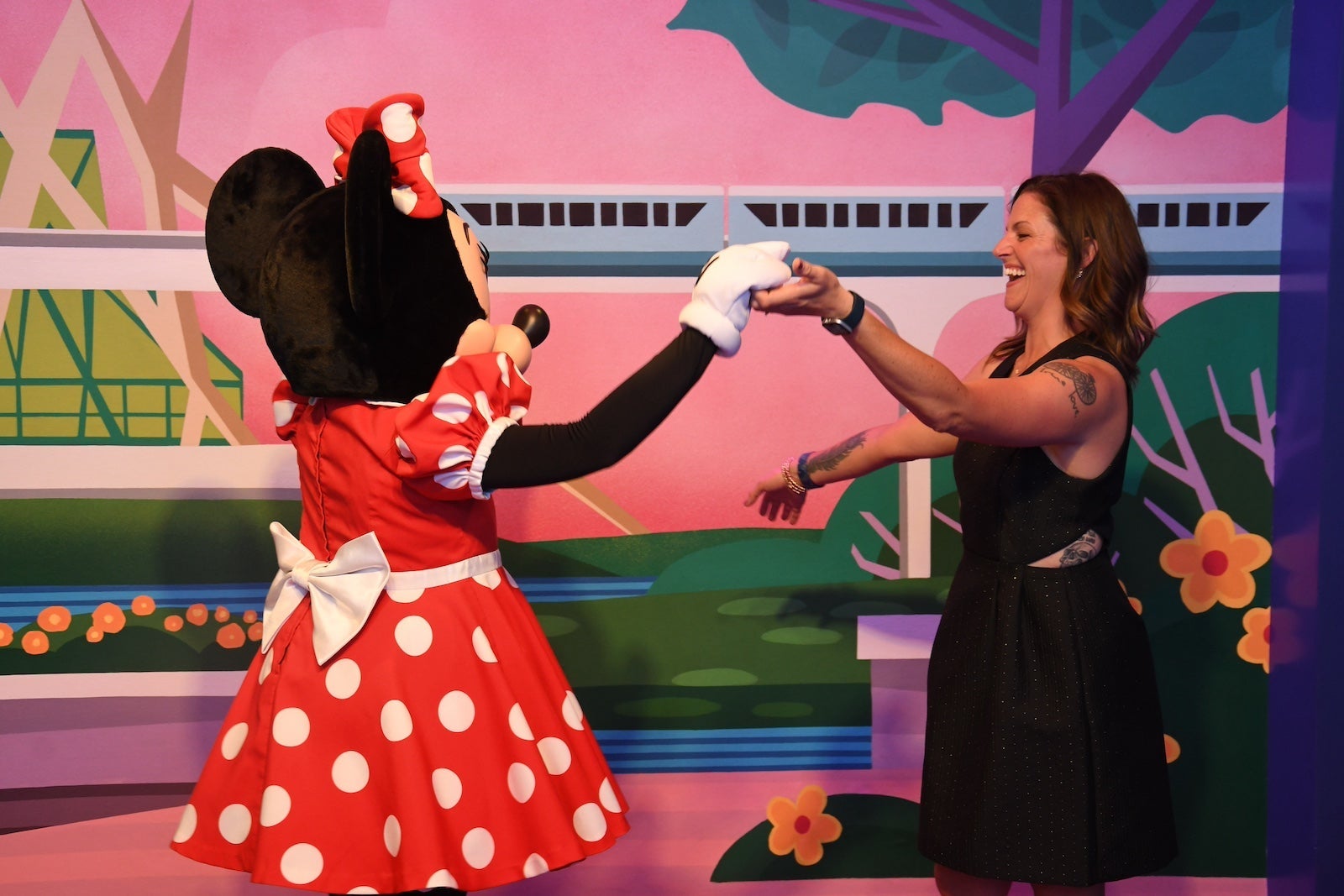 Mickey and Friends meet and greet at Epcot