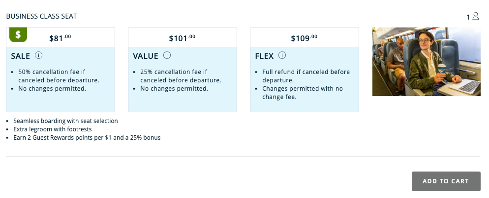 Screenshot of Amtrak NE summer sale promo