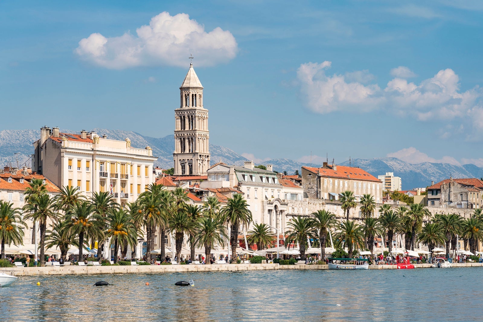 Split watefront, Croatia.