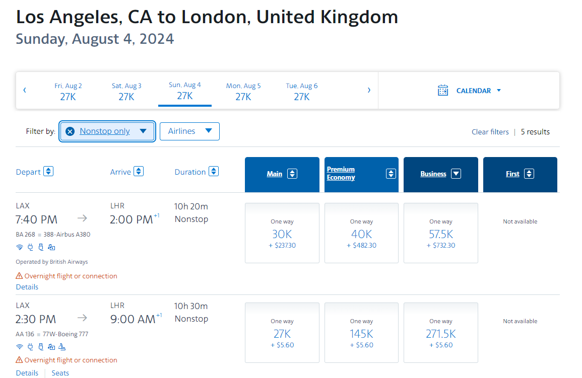 American AAdvantage award
