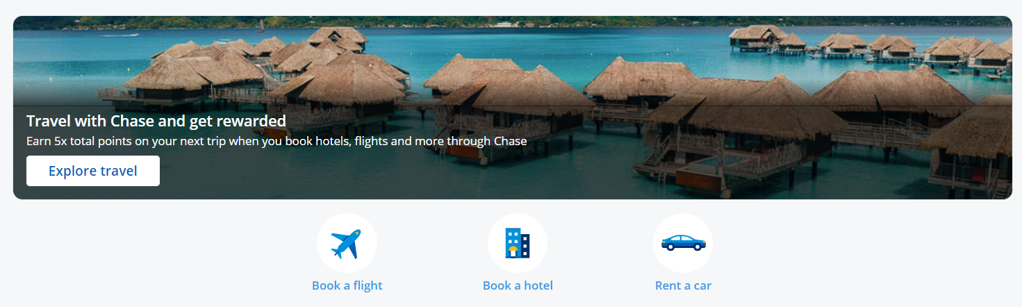 Chase Travel portal