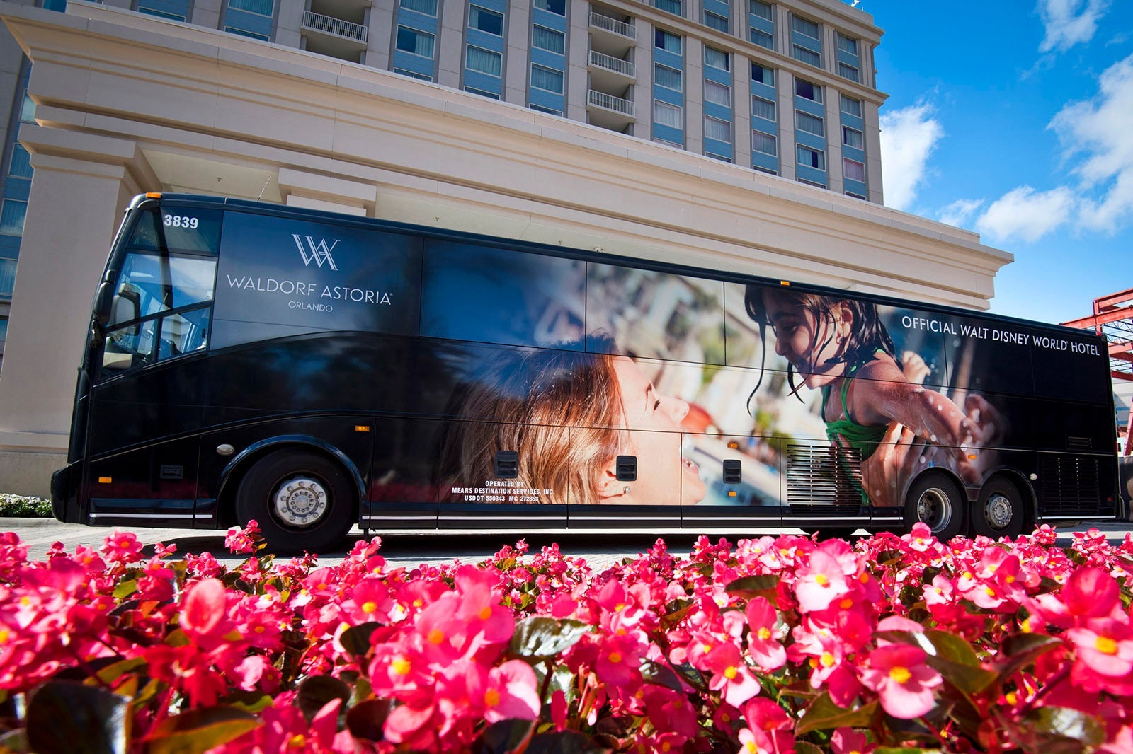 Bus to Disney World at Waldorf Astoria Orlando