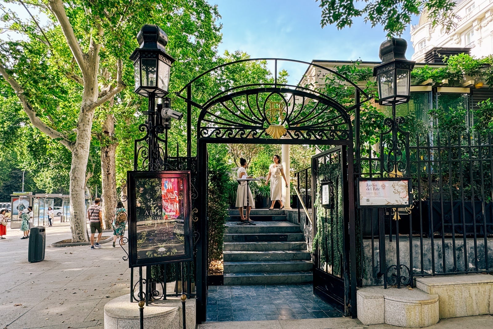 Front entrance of the Mandarin Oriental Ritz, Madrid