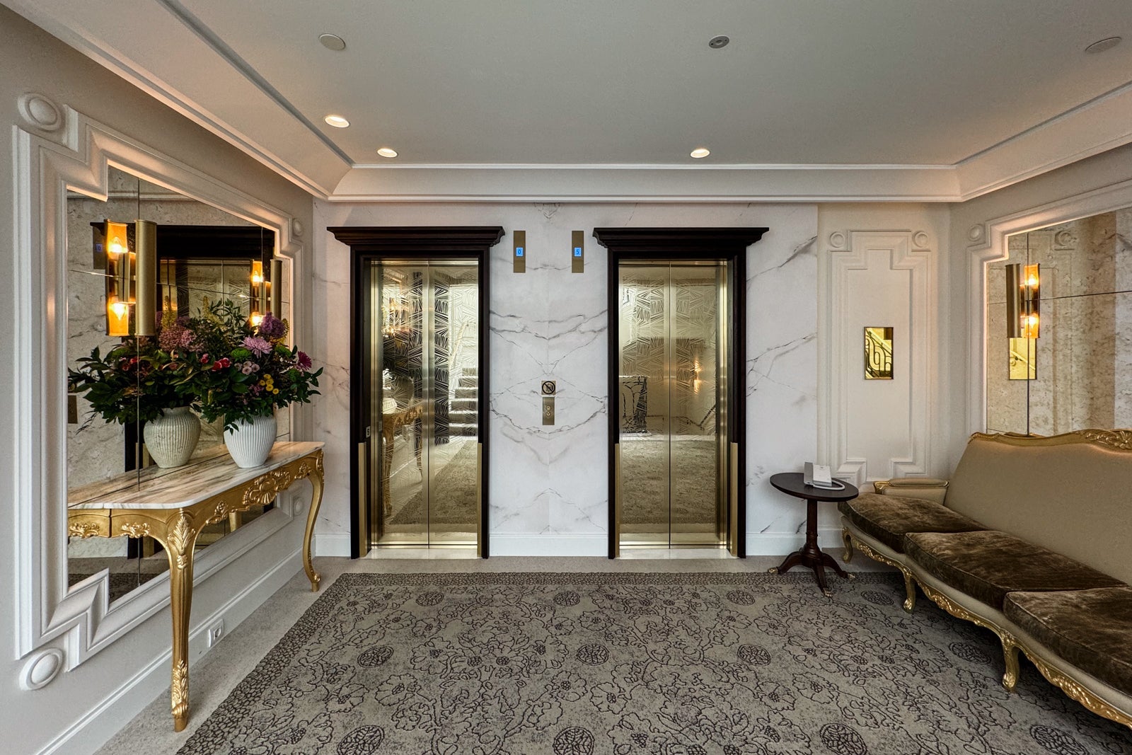 Elevator at the Mandarin Oriental Ritz, Madrid