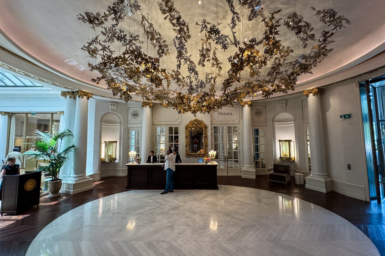 Concierge desk of the Mandarin Oriental Ritz, Madrid