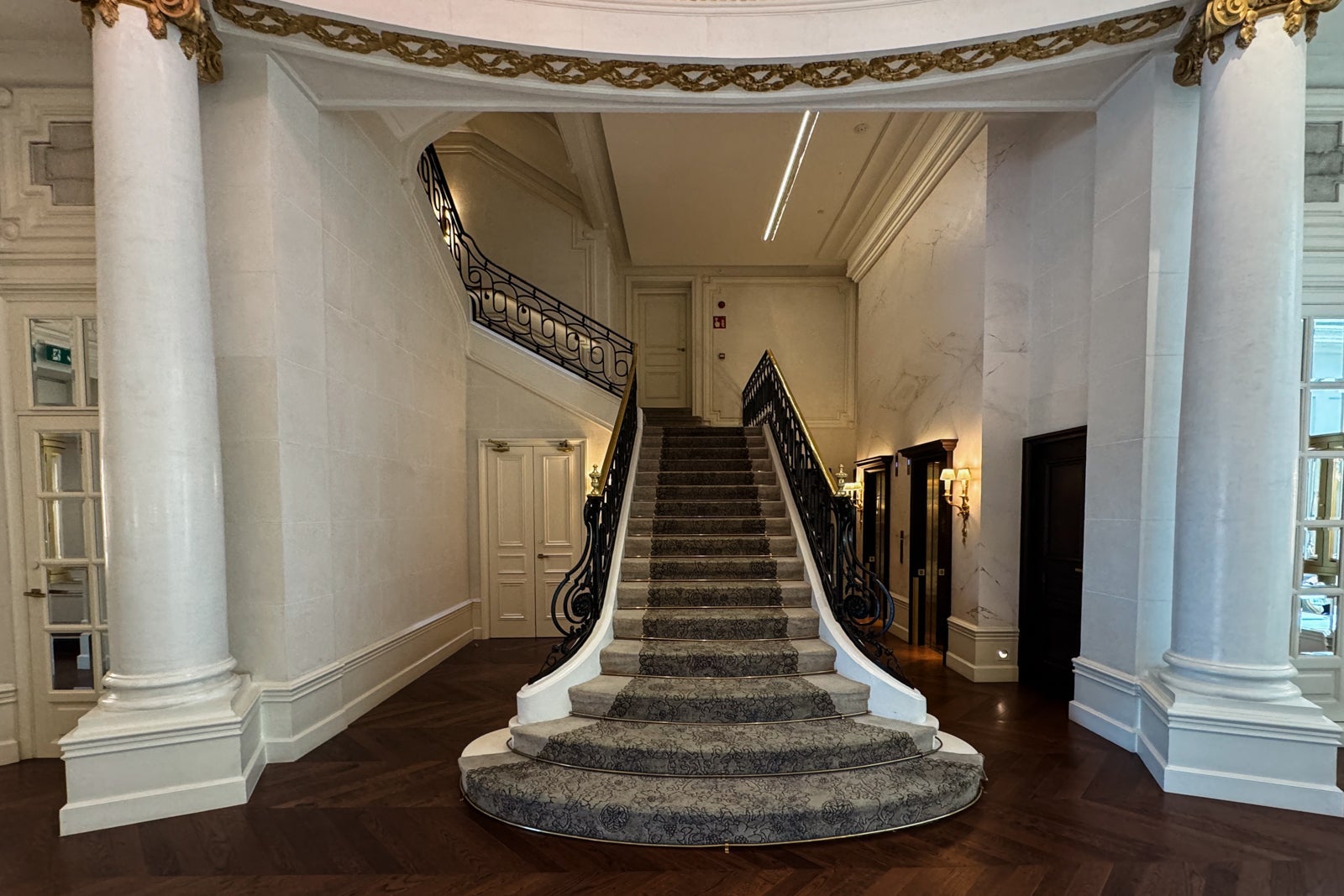 Lobby stairs of the Mandarin Oriental Ritz, Madrid