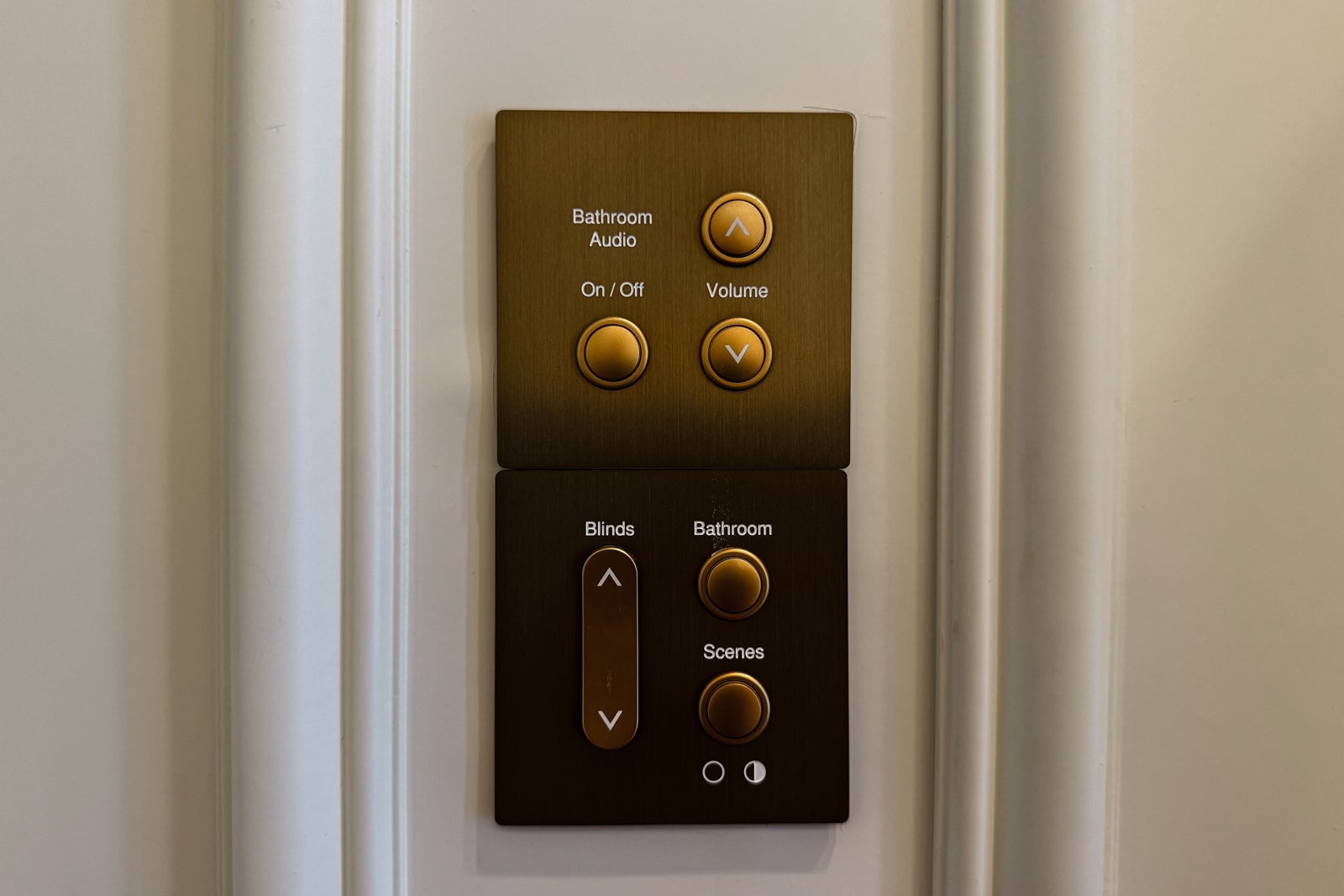 Bathroom call buttons at the Mandarin Oriental Ritz, Madrid
