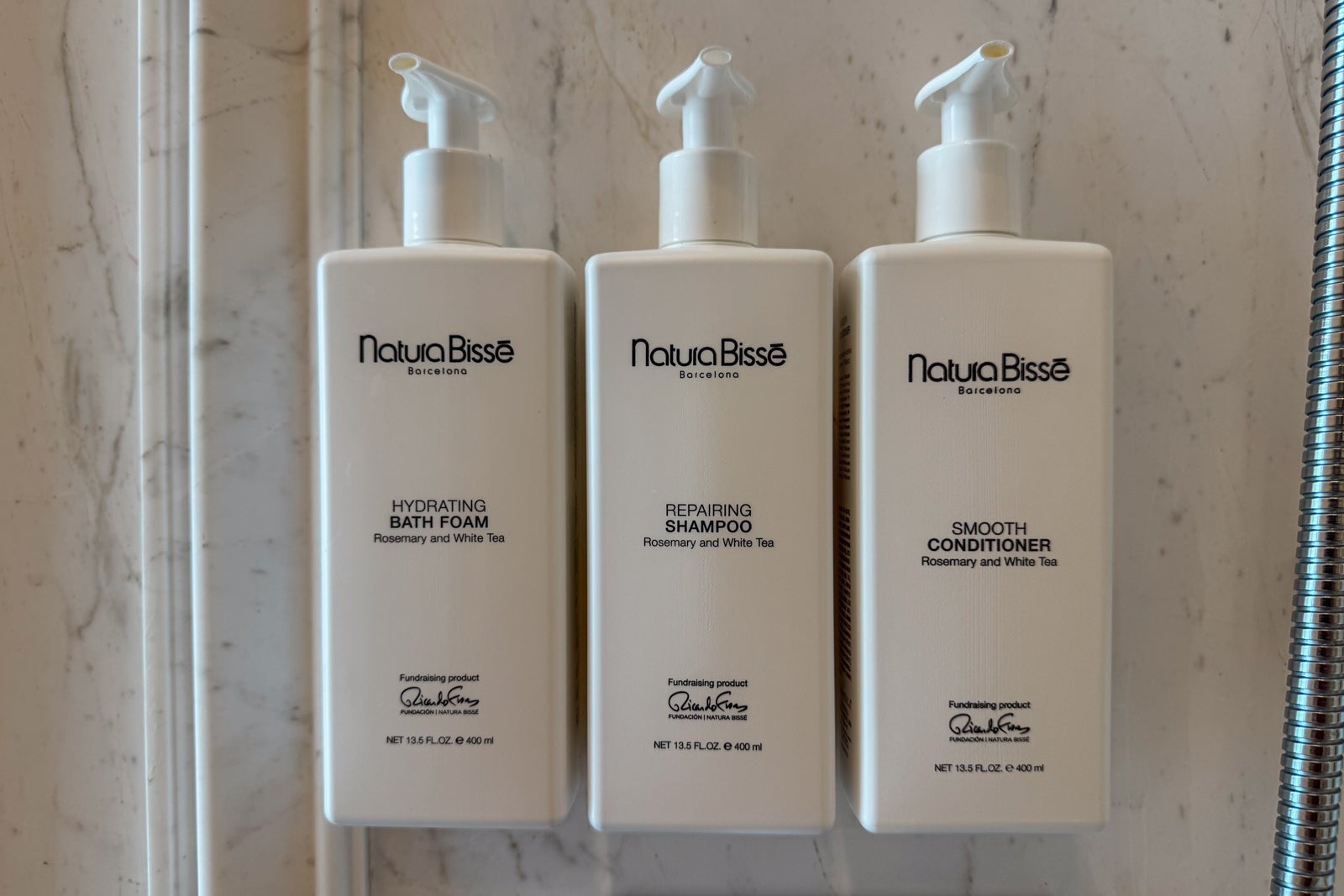 Soaps and shampoos at the Mandarin Oriental Ritz, Madrid