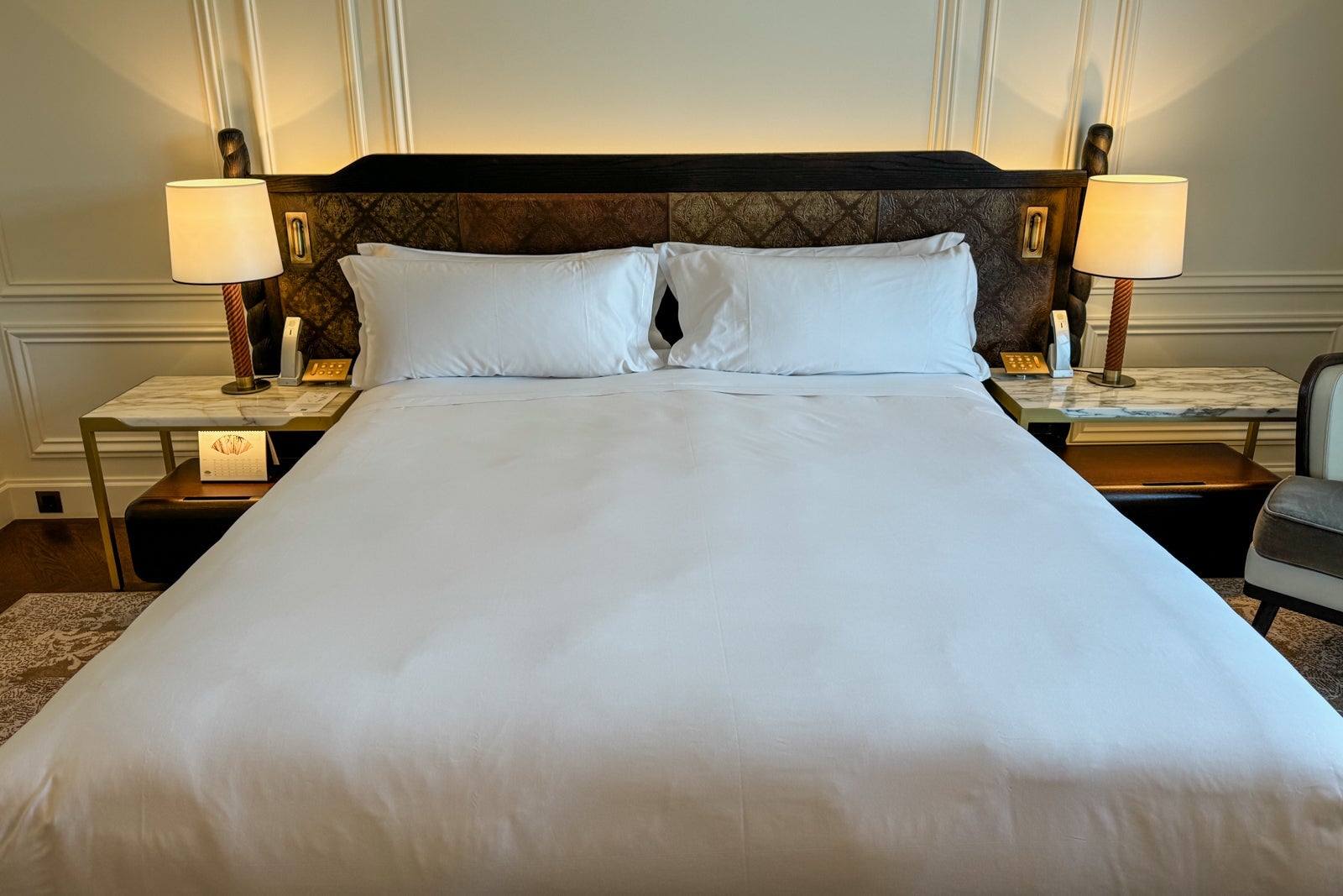 Bed at Mandarin Oriental Ritz, Madrid
