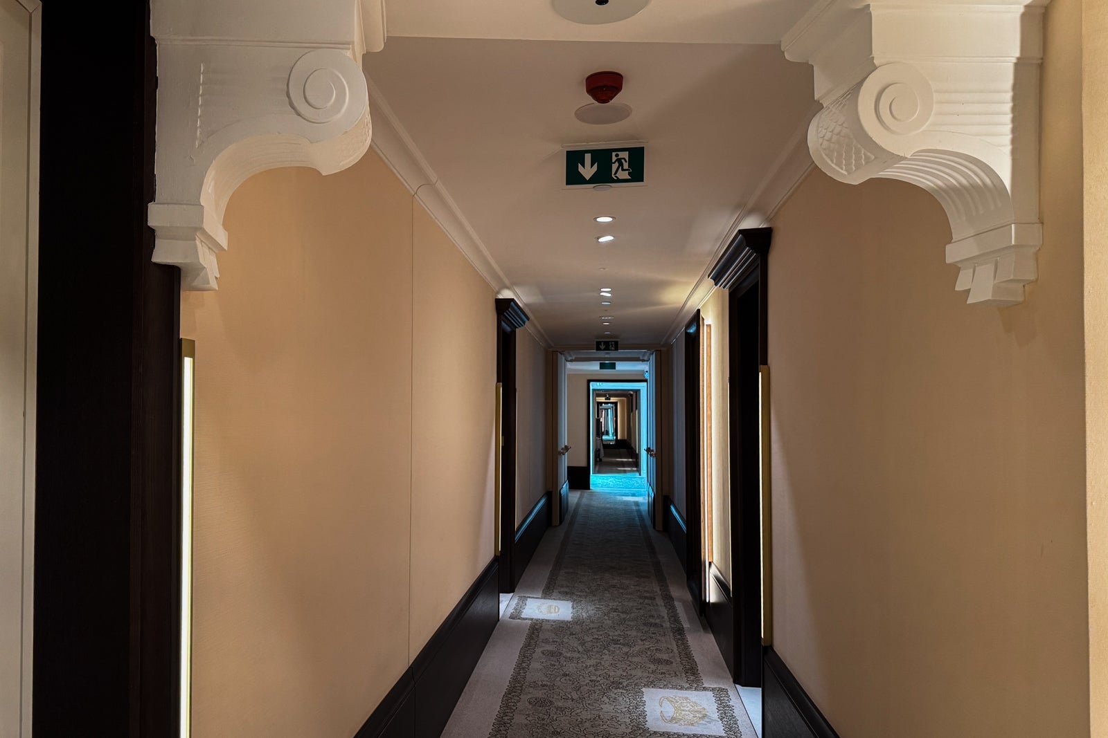 Hallway at the Mandarin Oriental Ritz, Madrid