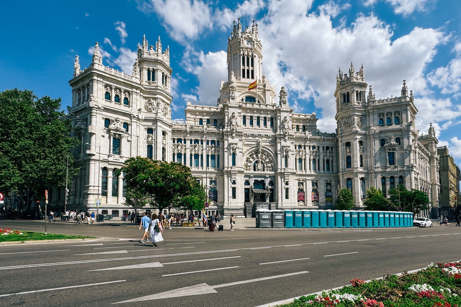 The streets of Madrid, Spain
