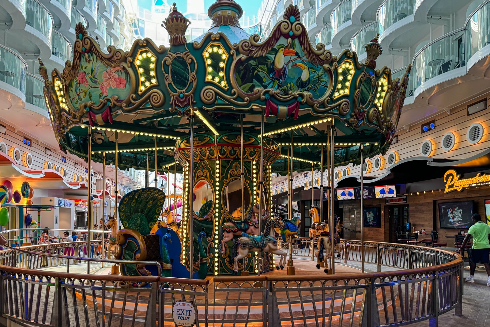 Utopia of the Seas carousel