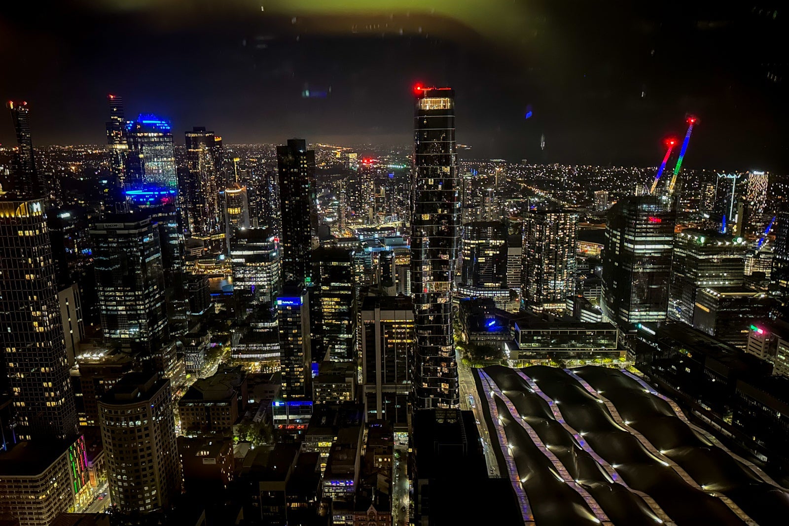 skyline at night