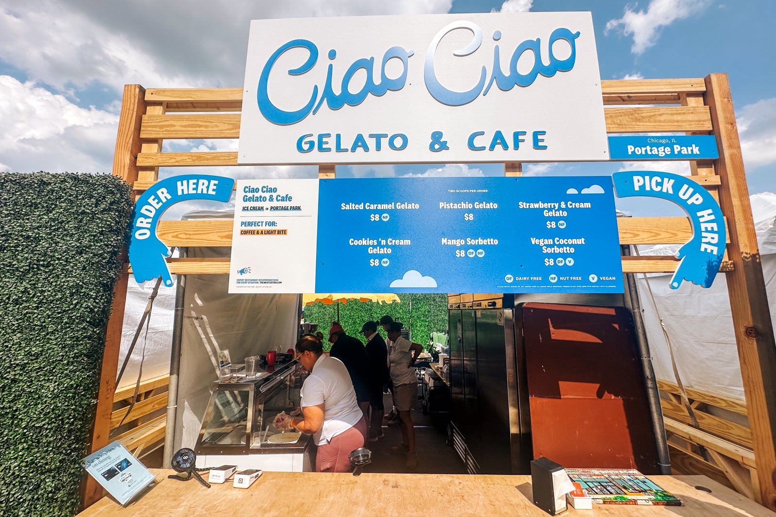 gelato stand