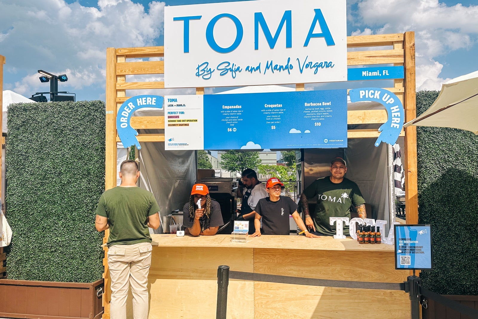 toma food stand