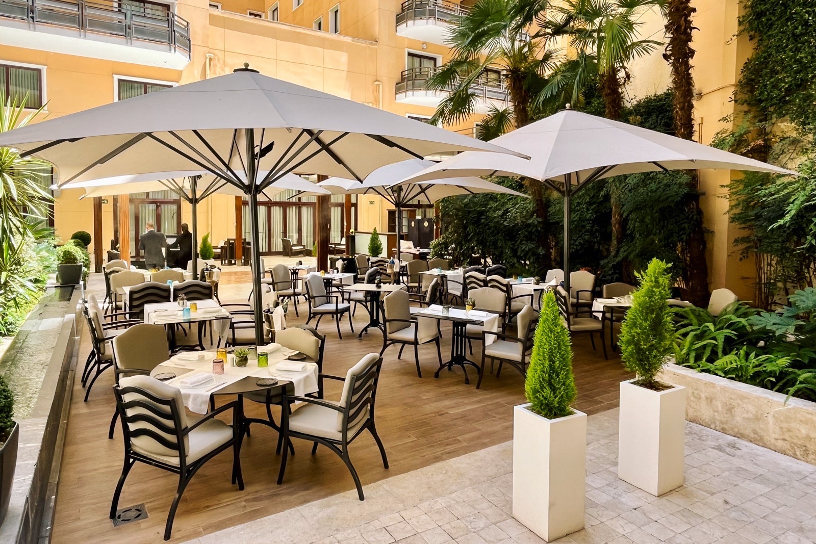 InterContinental Madrid terrace