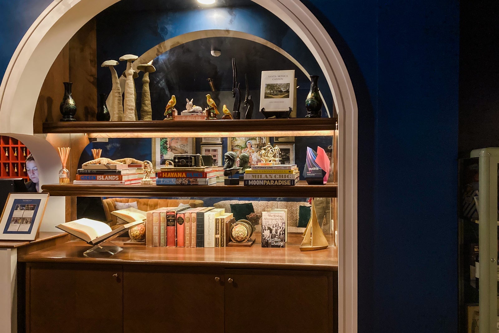 The lobby of The Georgian Hotel in Santa Monica
