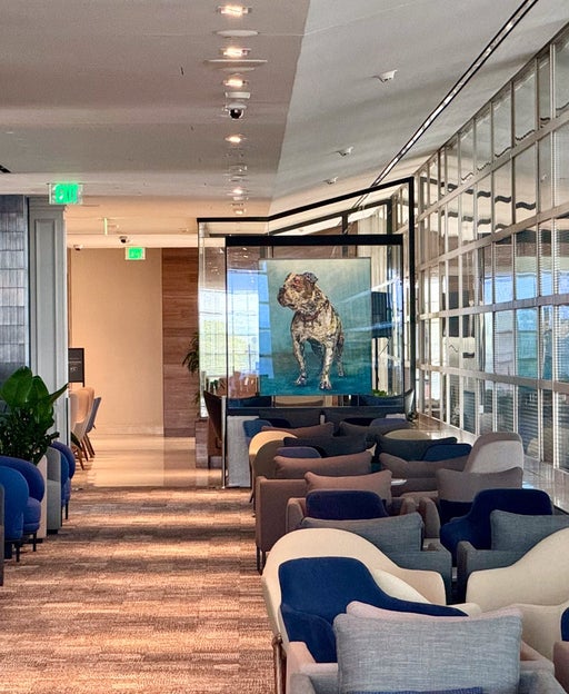 View of Centurion Lounge at DCA