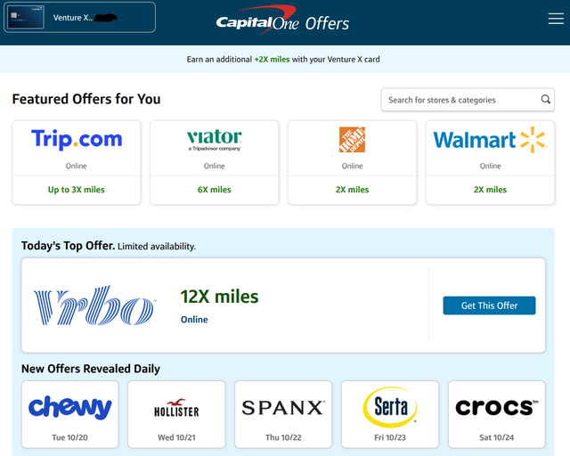 a look at capital one offers