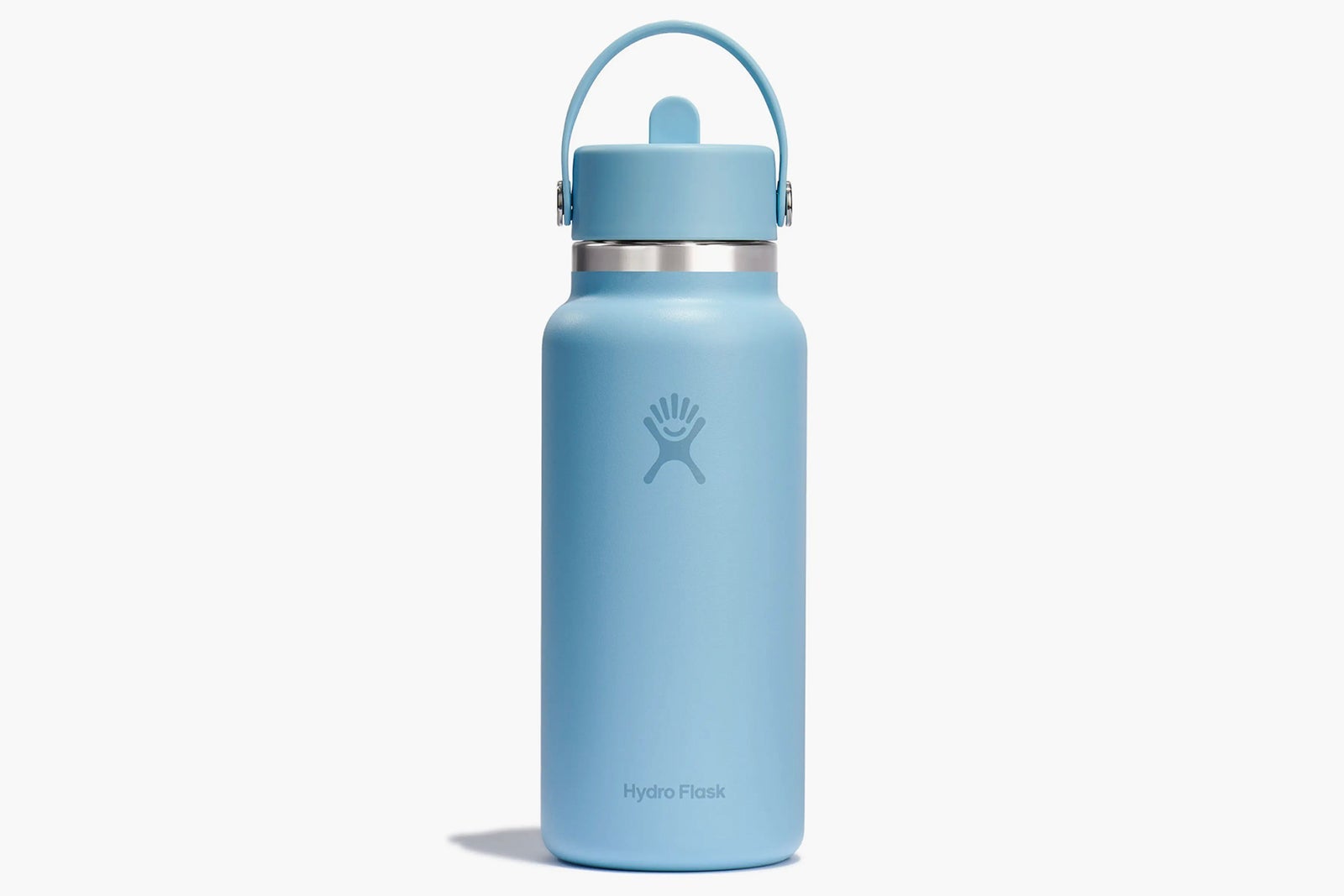 32-Ounce Wide Mouth Flex Straw Cap Hydro Flask Water Bottle