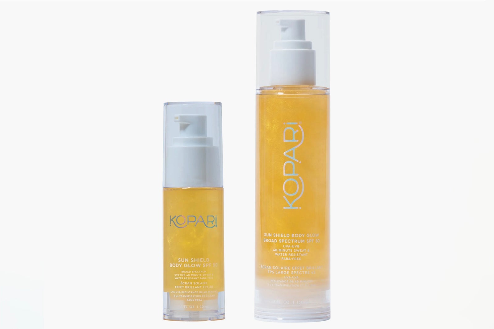 Kopari Sun Shield Body Glow Sunscreen SPF 50 Set