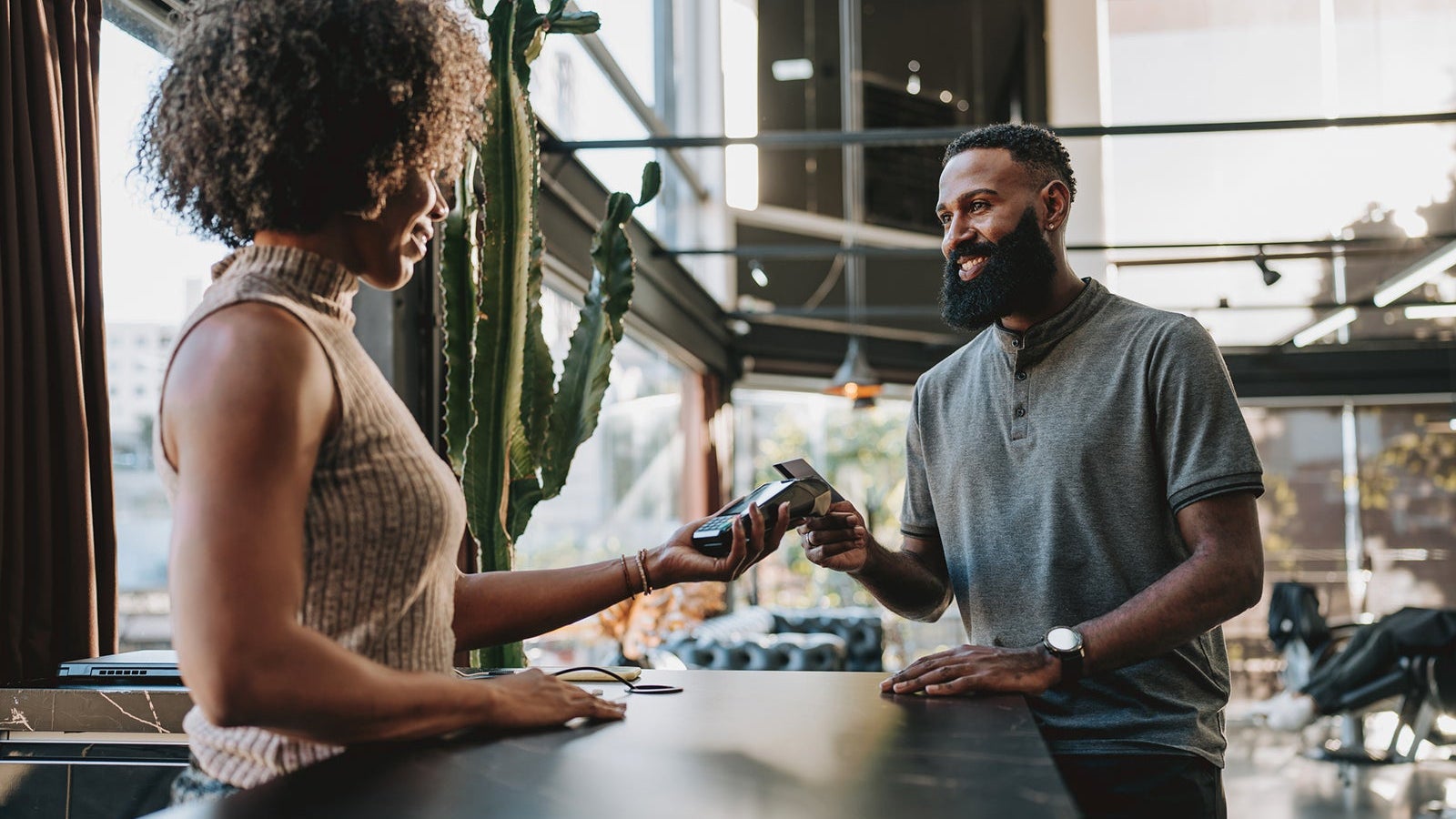 Contactless payment with credit card