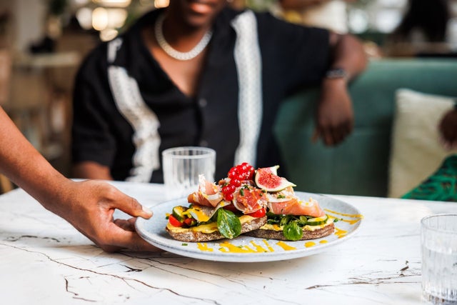 Serving Fresh Gourmet Bruschetta