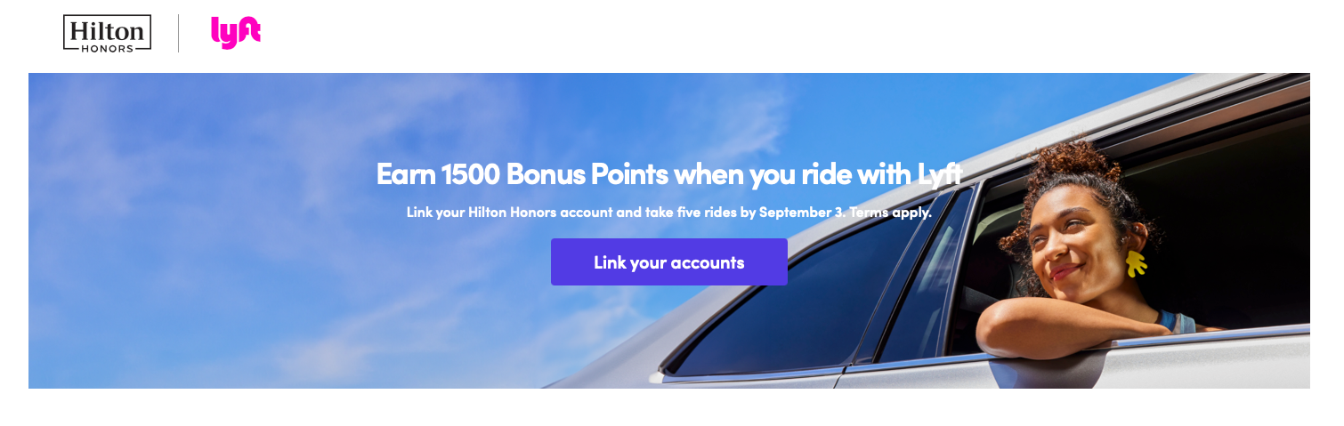 Lyft Hilton promo