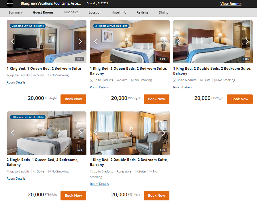 Booking Bluegreen Vacations through Choice