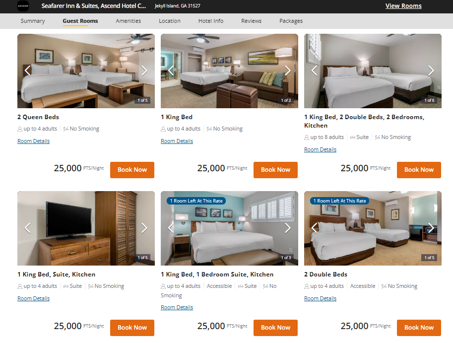 Choice room types