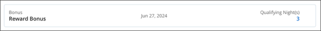 Hyatt bonus qualifying nights showing in account after a promotion