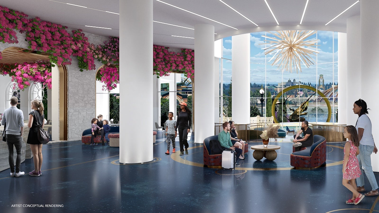 hotel lobby