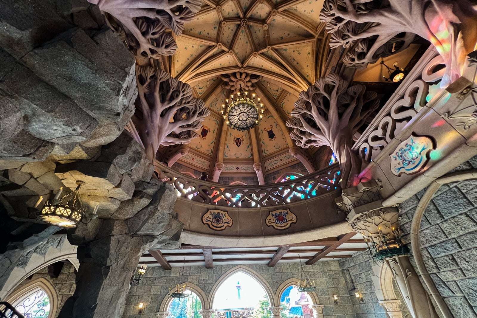 Inside Sleeping Beauty's Castle at Disneyland Paris