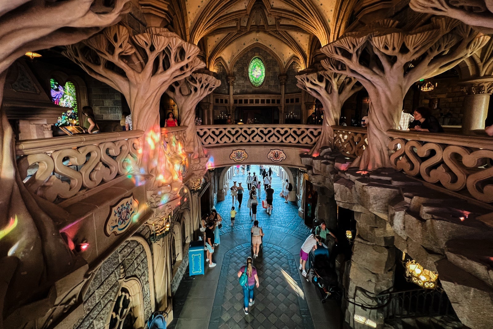 Inside Sleeping Beauty's Castle at Disneyland Paris