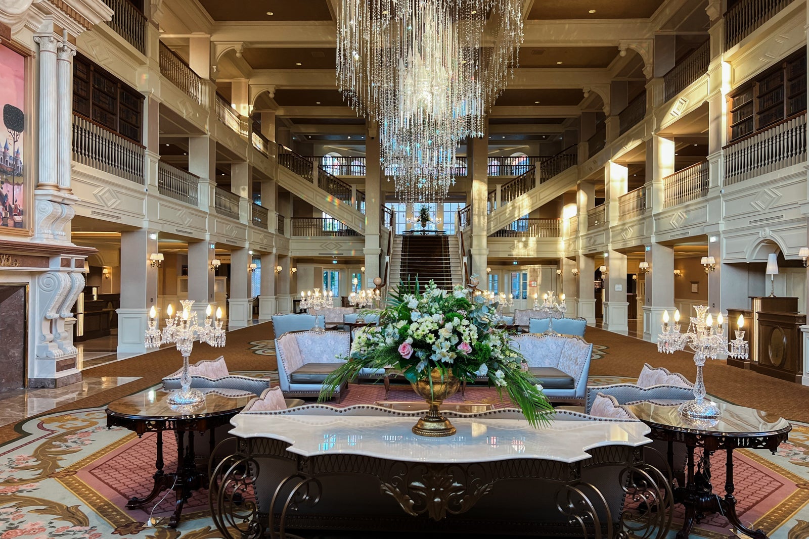 Lobby of Disneyland Hotel Paris