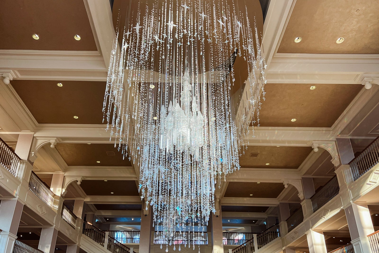 Chandelier at Disneyland Hotel Paris