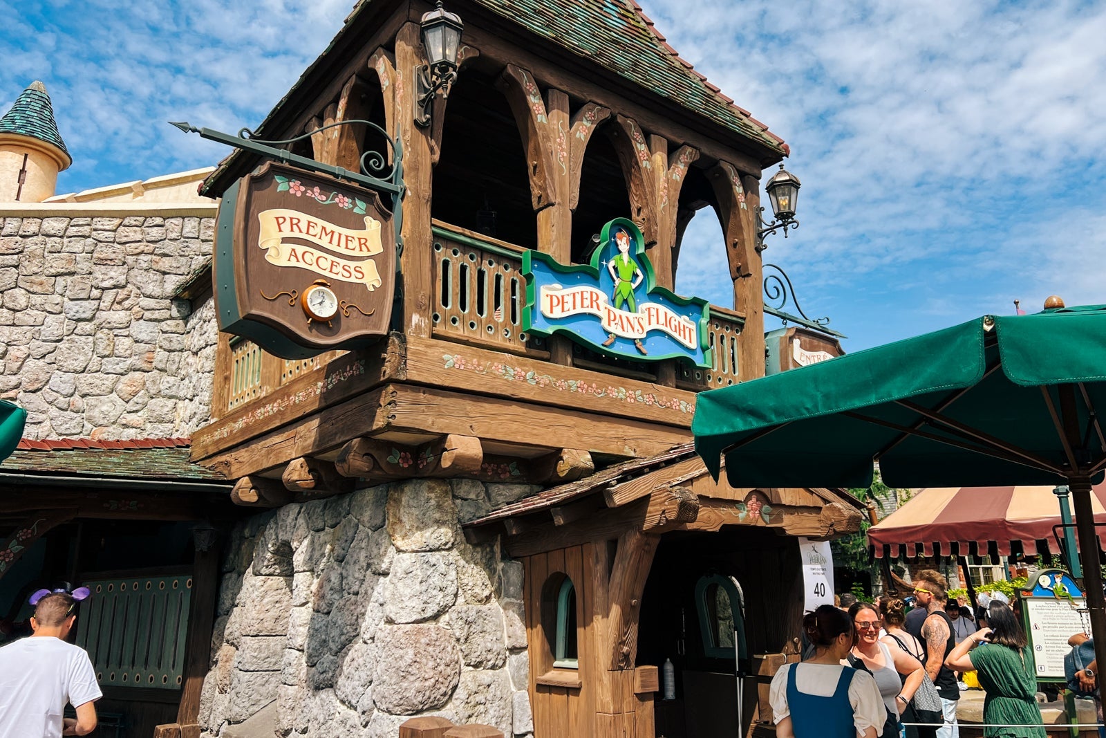 Peter Pan ride at Disneyland Paris