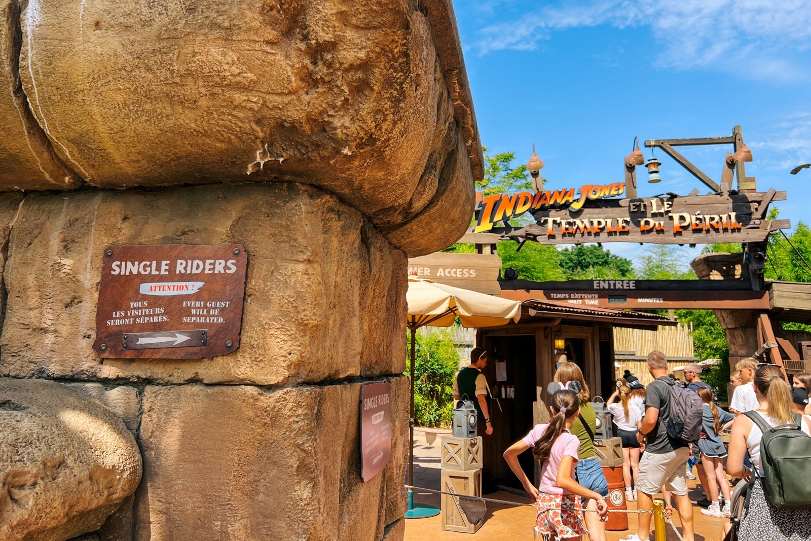 Indiana Jones ride at Disneyland Paris