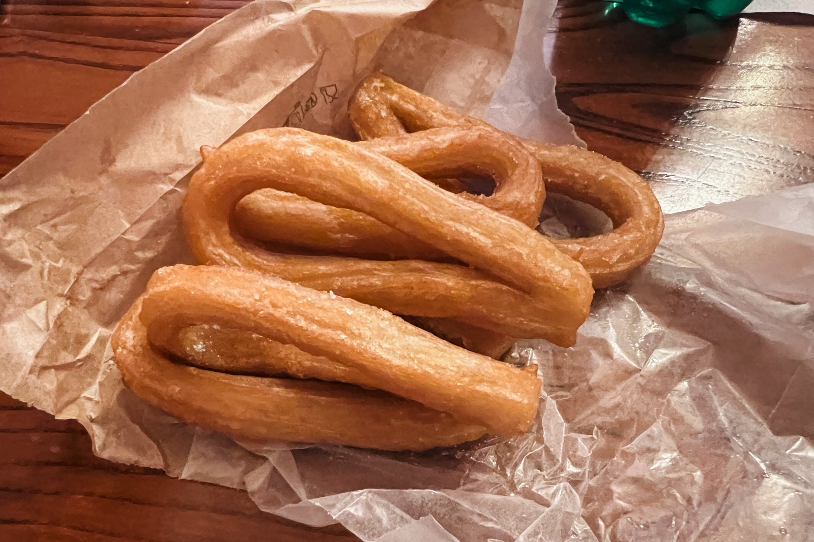 Fried churros at Disneyland Paris