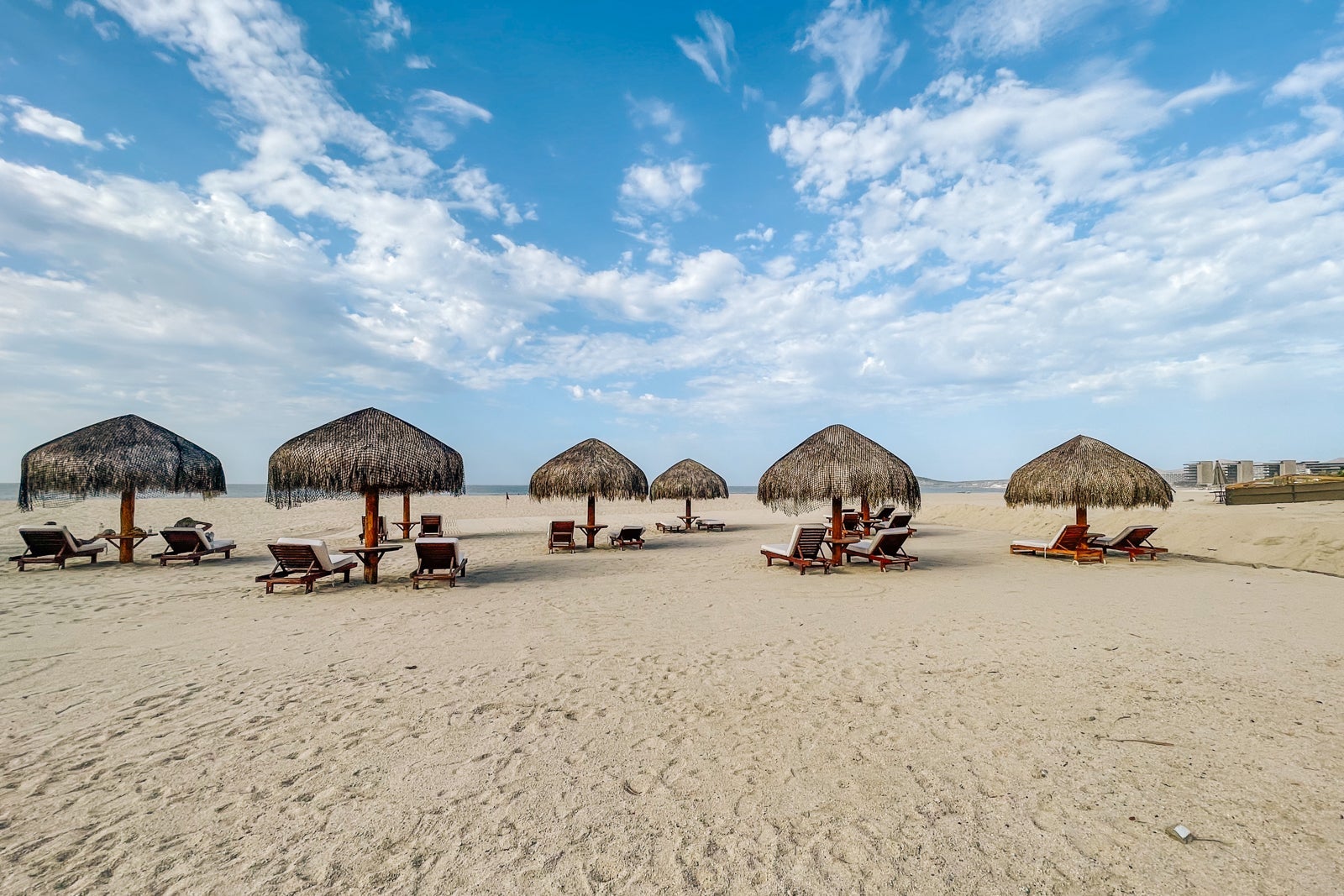 beach palapas at Zoetry Casa del Mar Los Cabos, Mexico